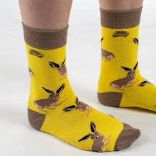 Load image into Gallery viewer, FAMILY BAMBOO SOCKS | HARE - HEDGY SOCKS
