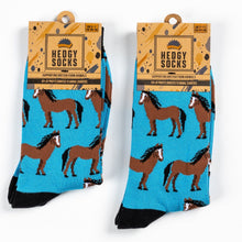 Load image into Gallery viewer, HORSE BAMBOO SOCKS - HEDGY SOCKS
