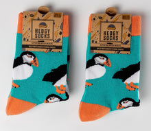 Load image into Gallery viewer, KIDS BAMBOO SOCKS | PUFFIN - HEDGY SOCKS

