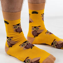 Load image into Gallery viewer, OWL BAMBOO SOCKS - HEDGY SOCKS
